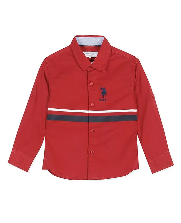 Buy U S Polo Assn Brand Logo Colourblocked Pure Cotton Slim Fit Polo T Shirt  - Tshirts for Men 23575916 | Myntra