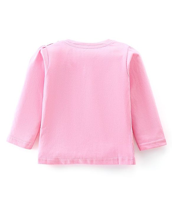 Babyhug Cotton Knit Full Sleeves Night Suit With Star & Elephant Print Pack Of 2 - Pink & Blue