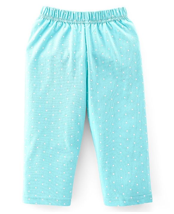Babyhug Cotton Knit Full Sleeves Night Suit With Star & Elephant Print Pack Of 2 - Pink & Blue