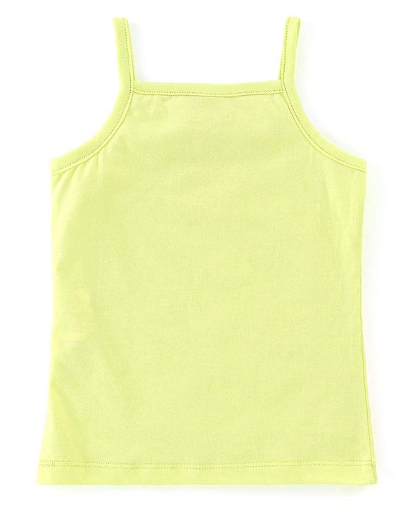 Babyhug 100% Cotton Single Jersey Knit Sleeveless Slips Stripes & Bear Print Pack Of 3 - Multicolor