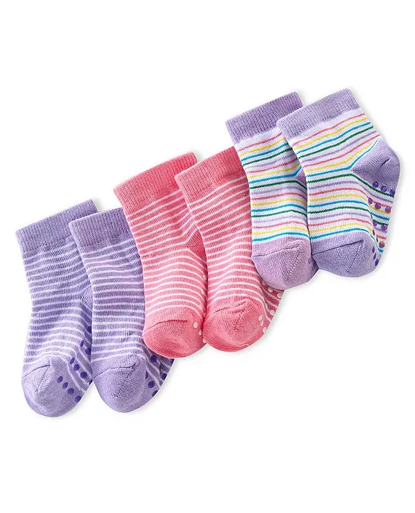 Buy Cute Walk By Babyhug AntiBacterial & Anti Skid Ankle Length