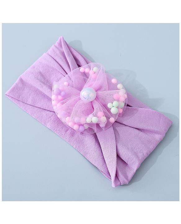 Babyhug Sunglasses with Headband Flower Applique -Pink