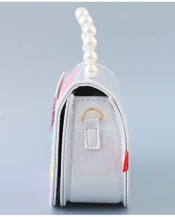 Babyhug Sling Bag with Butterfly Design Free Size - White