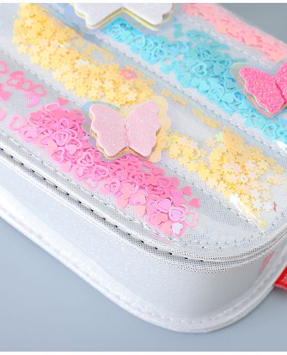 Babyhug Sling Bag with Butterfly Design Free Size - White