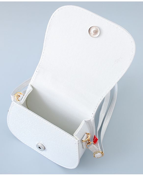 Babyhug Sling Bag with Butterfly Design Free Size - White