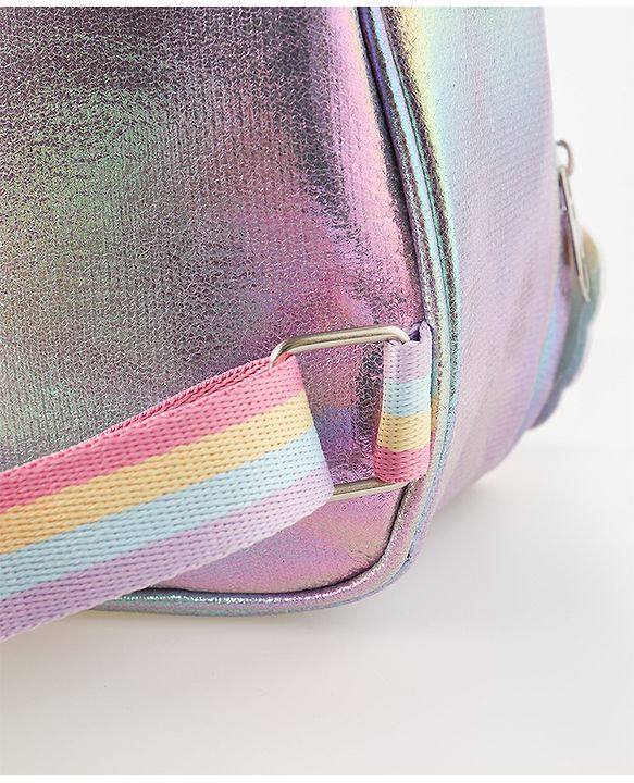 Babyhug Fashion Backpack with Colourful Straps Free Size - Purple