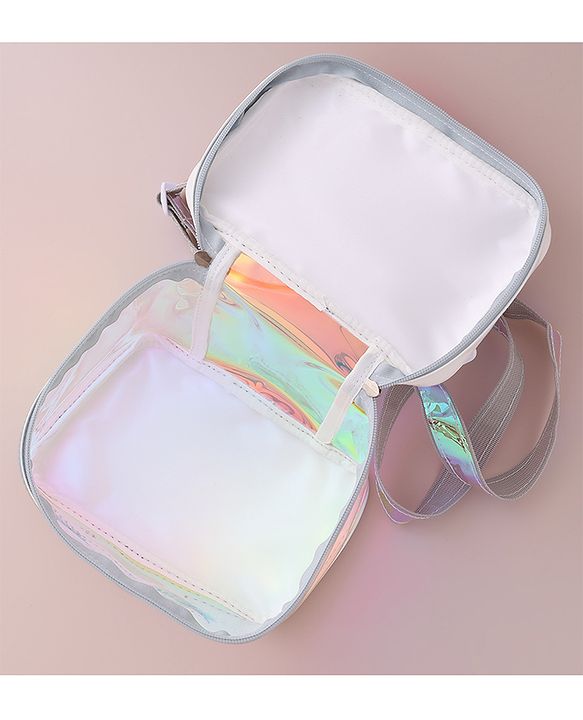 Babyhug Sling Bag with Unicorn Design Free Size - Silver