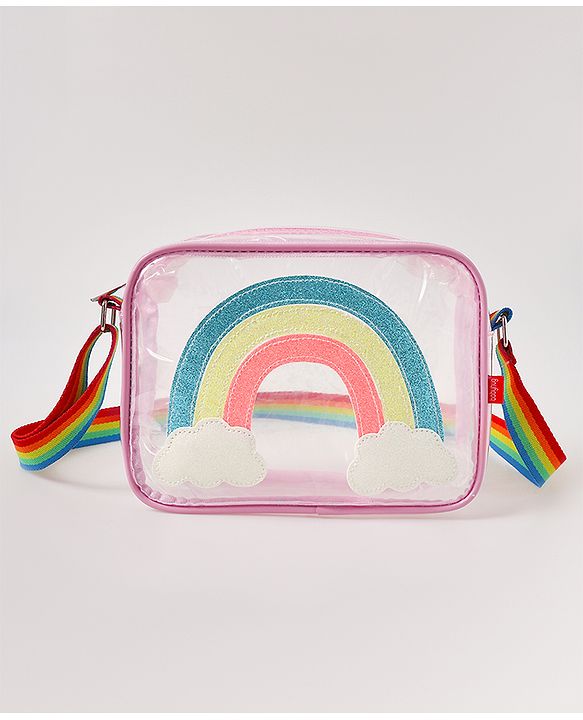 Babyhug Sling Bag with Rainbow Design Free Size - Multicolor