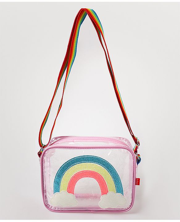 Babyhug Sling Bag with Rainbow Design Free Size - Multicolor