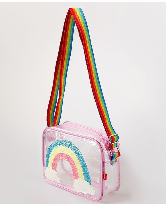 Babyhug Sling Bag with Rainbow Design Free Size - Multicolor