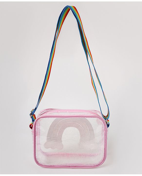 Babyhug Sling Bag with Rainbow Design Free Size - Multicolor