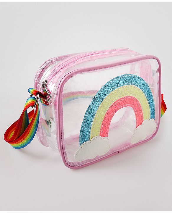 Babyhug Sling Bag with Rainbow Design Free Size - Multicolor
