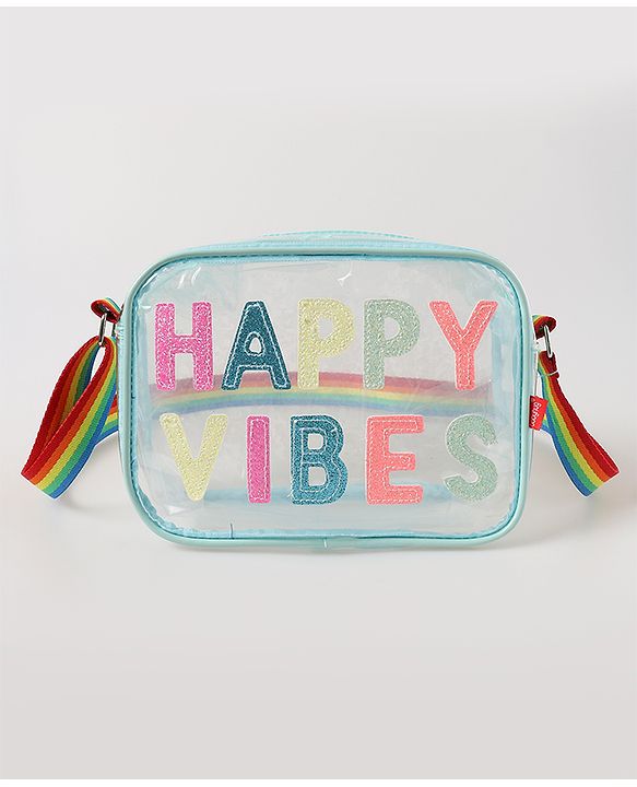 Babyhug Sling Bag with Text Design Free Size - Multicolor