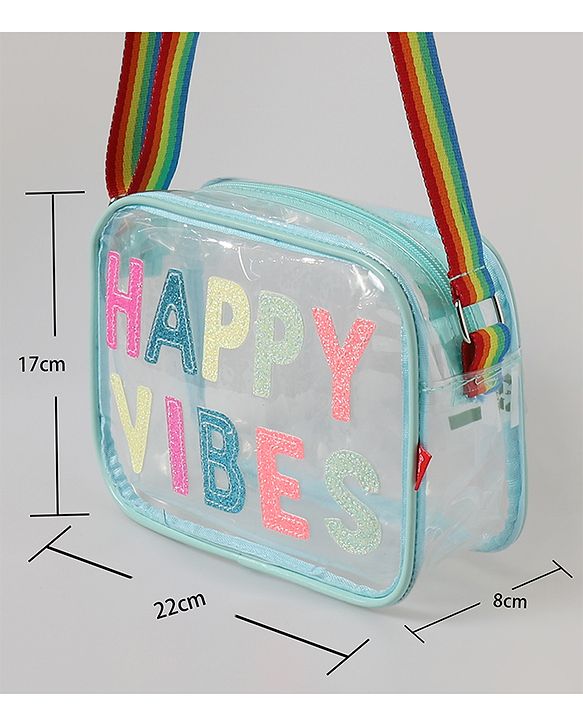 Babyhug Sling Bag with Text Design Free Size - Multicolor