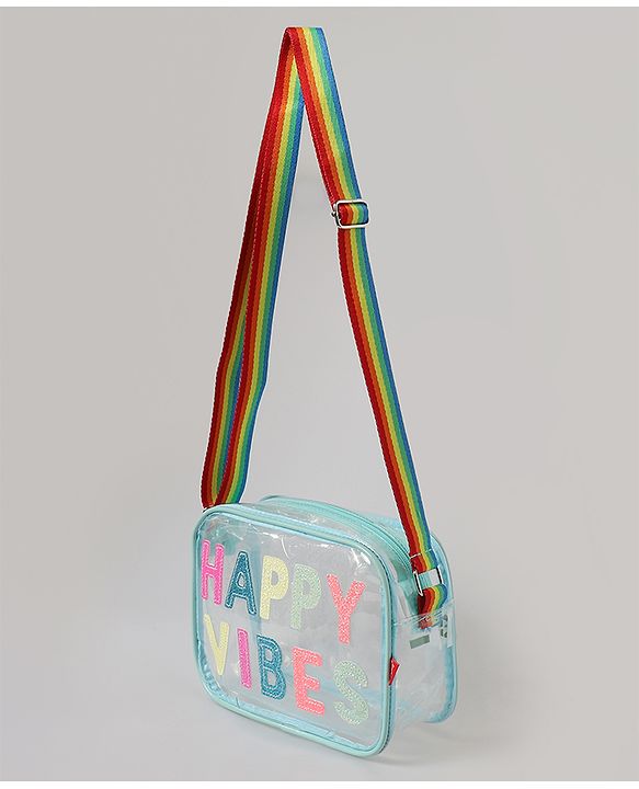 Babyhug Sling Bag with Text Design Free Size - Multicolor