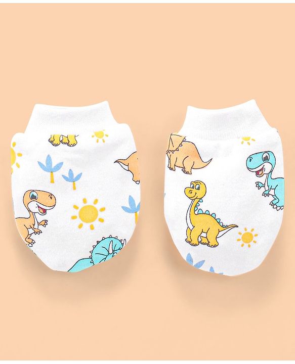 Babyhug 100 % Cotton Baby Gift Set Animal Print - Pack of 7