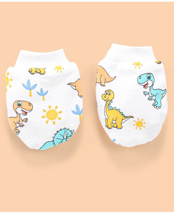 Babyhug 100 % Cotton Baby Gift Set Animal Print - Pack of 7