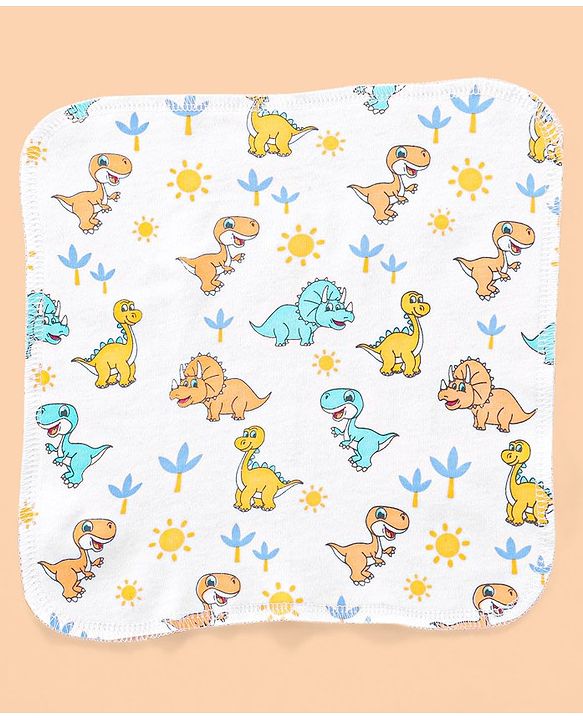 Babyhug 100 % Cotton Baby Gift Set Animal Print - Pack of 7