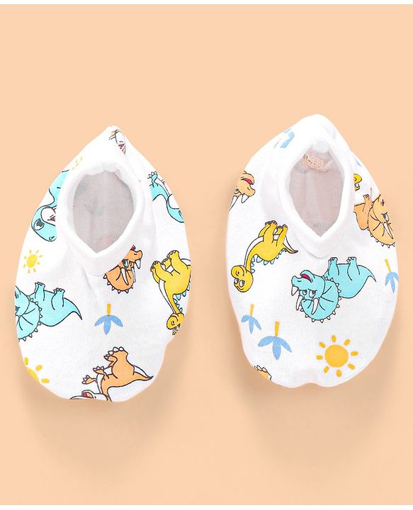 Babyhug 100 % Cotton Baby Gift Set Animal Print - Pack of 7