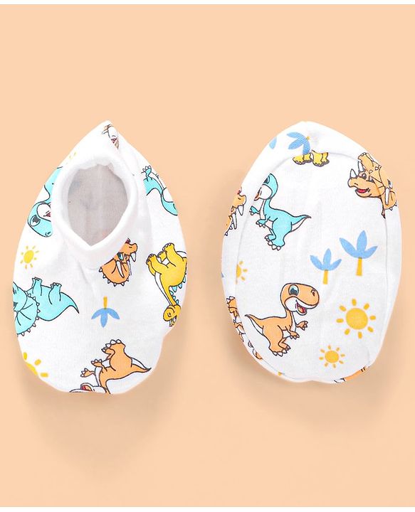 Babyhug 100 % Cotton Baby Gift Set Animal Print - Pack of 7