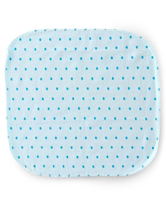 Babyhug Terry Knit Hand And Face Towels Polka Dot Print Pack Of 6 Multicolour
