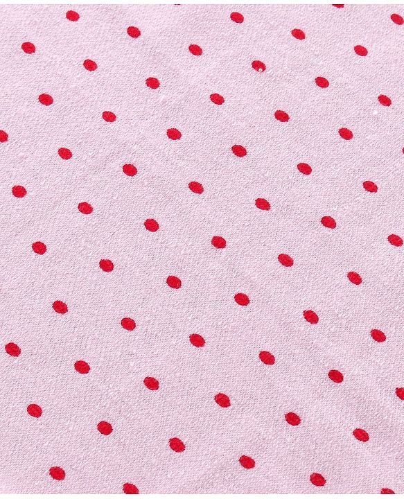 Babyhug Terry Knit Hand And Face Towels Polka Dot Print Pack Of 6 Multicolour