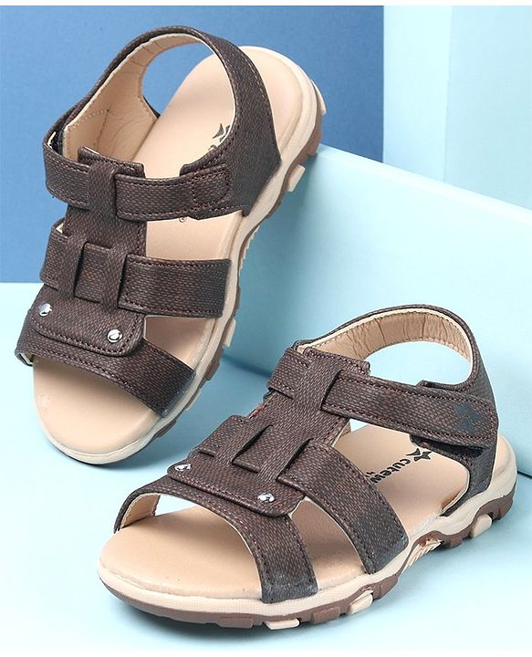 Cute Walk by Babyhug Sandals - Brown