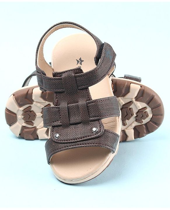 Cute Walk by Babyhug Sandals - Brown