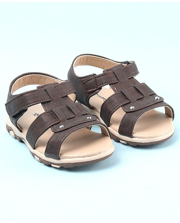 Cute Walk by Babyhug Sandals - Brown