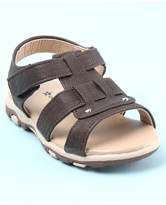 Cute Walk by Babyhug Sandals - Brown