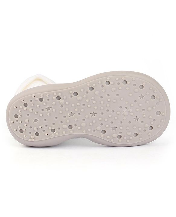 Cute Walk by Babyhug Sock Shoes - Grey
