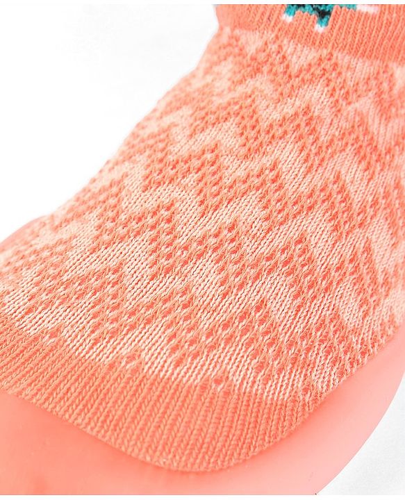 Cute Walk by Babyhug Animal Design Socks Shoe - Fuchsia