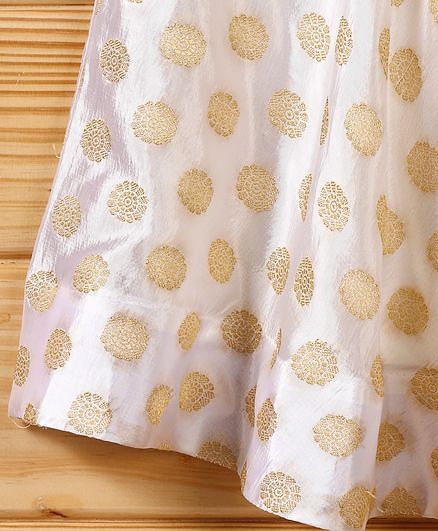 Babyhug Sleeveless Kurti & Churidar Set With Dupatta - Pink