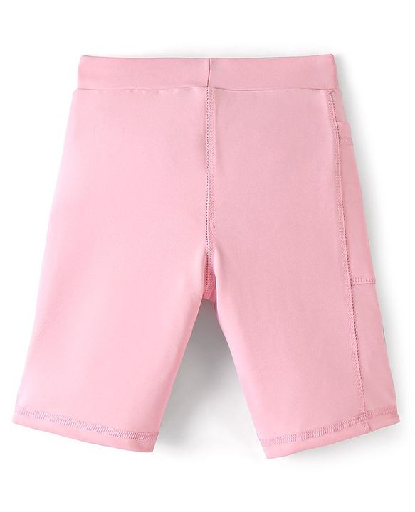 Pine Active Super Stretch & Breathable Knee Length Cycling Shorts - PInk