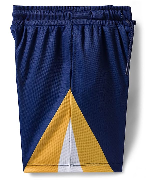 Pine Active Sleeveless Athleisure T-Shirt & Shorts Set 18 Print - Navy Blue