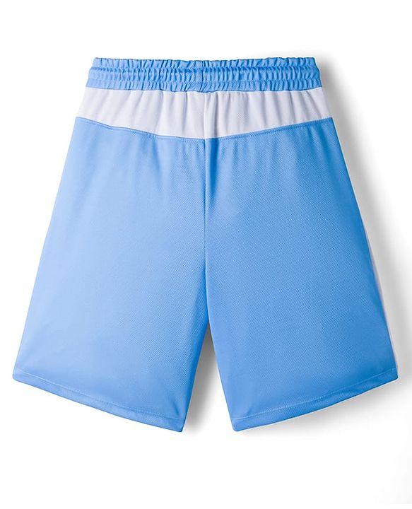 Pine Active Half Sleeves Tee with Shorts Argentina Football Set - White & Blue