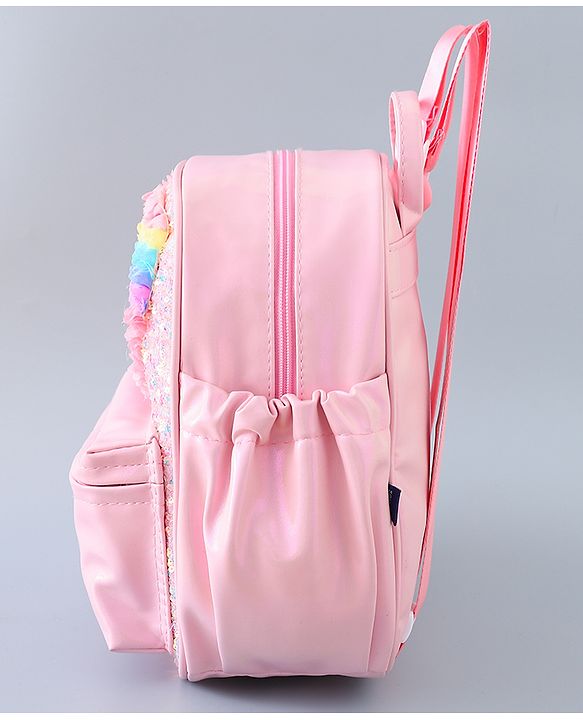Pine Kids Fashion Backpack with Heart Design - Pink