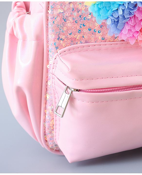 Pine Kids Fashion Backpack with Heart Design - Pink