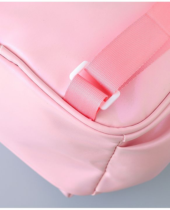 Pine Kids Fashion Backpack with Heart Design - Pink