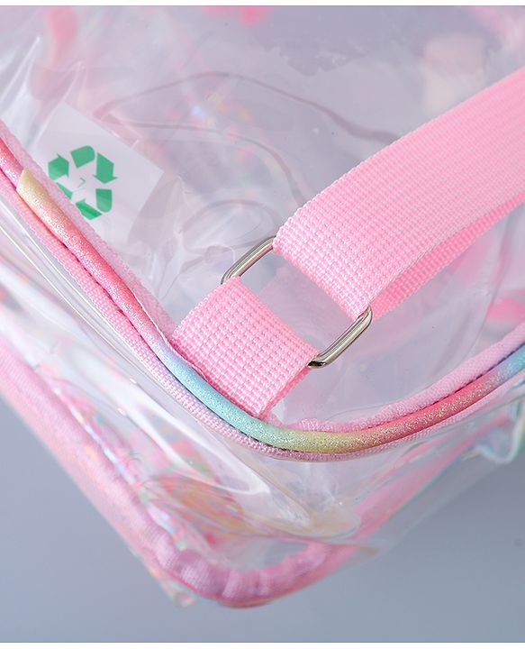 Babyhug Fashion Backpack Butterfly Applique Free Size - Pink