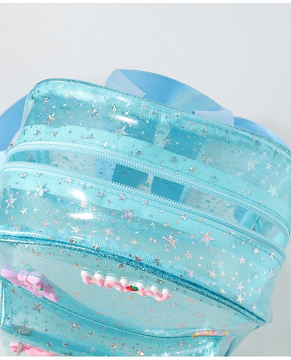 Babyhug Unicorn Fashion Backpack  Free Size - Blue
