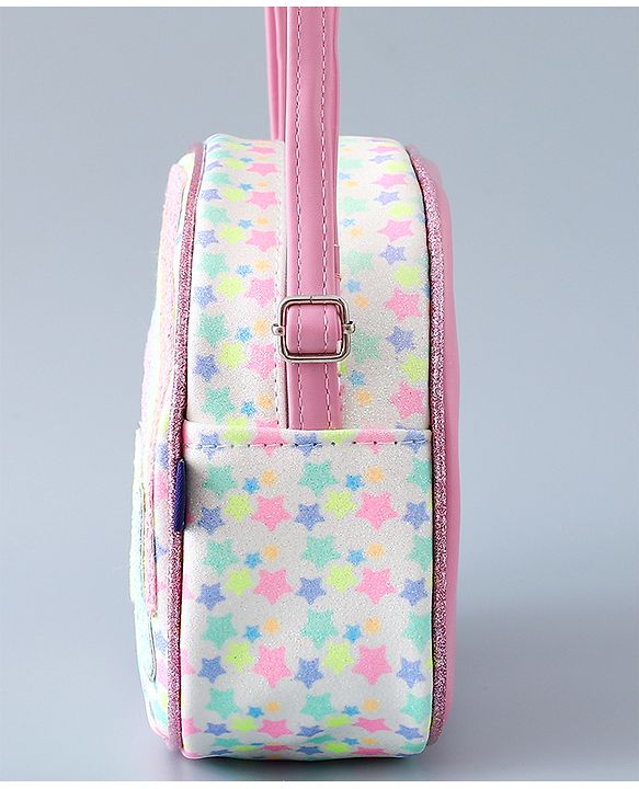 Pine Kids Sling Bag with Girl Design - Pink