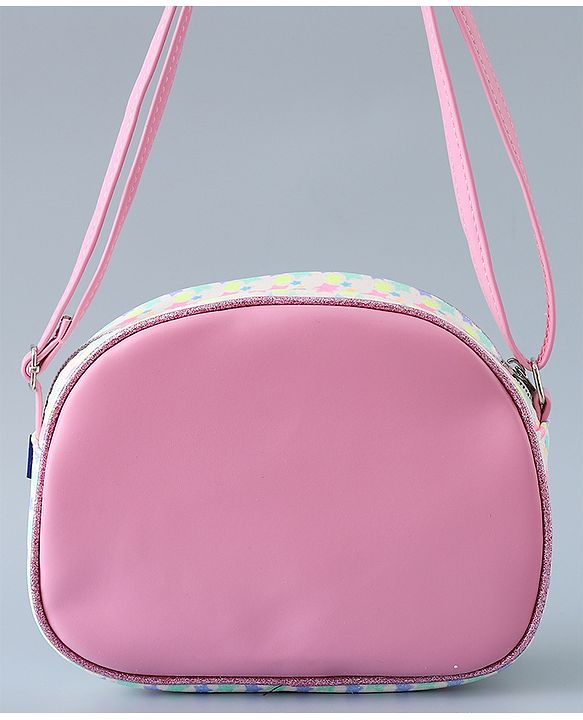 Pine Kids Sling Bag with Girl Design - Pink