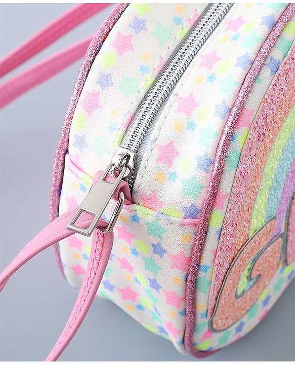 Pine Kids Sling Bag with Girl Design - Pink