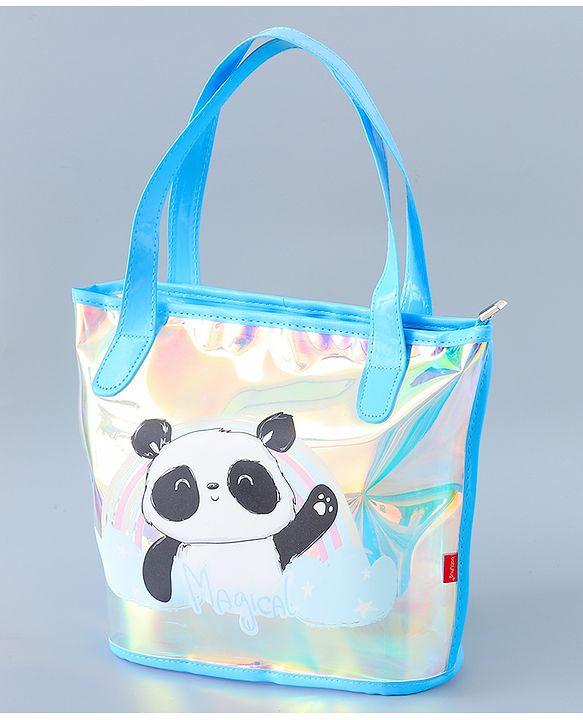Babyhug Sling Bag with Panda Design - Blue