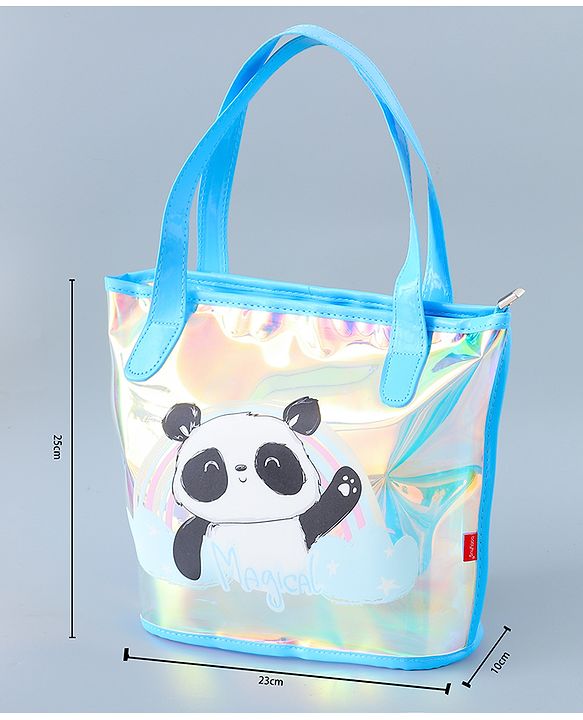 Babyhug Sling Bag with Panda Design - Blue