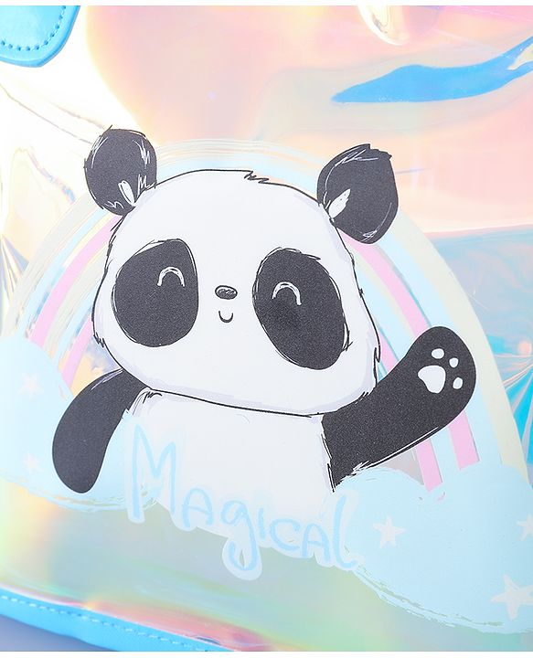 Babyhug Sling Bag with Panda Design - Blue