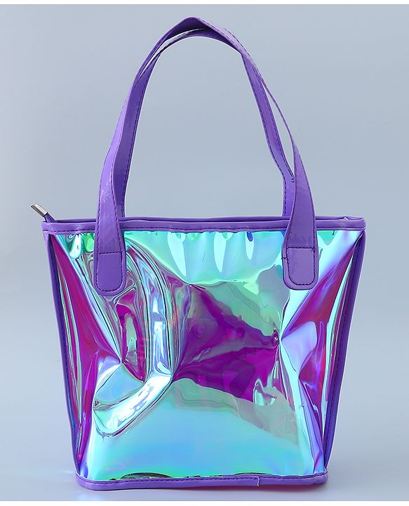 Babyhug Sling Bag with Unicorn Design - Dark Purple