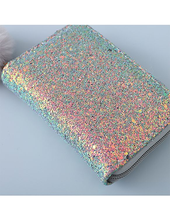 Pine Kids Wallet with Shimmer - Silver