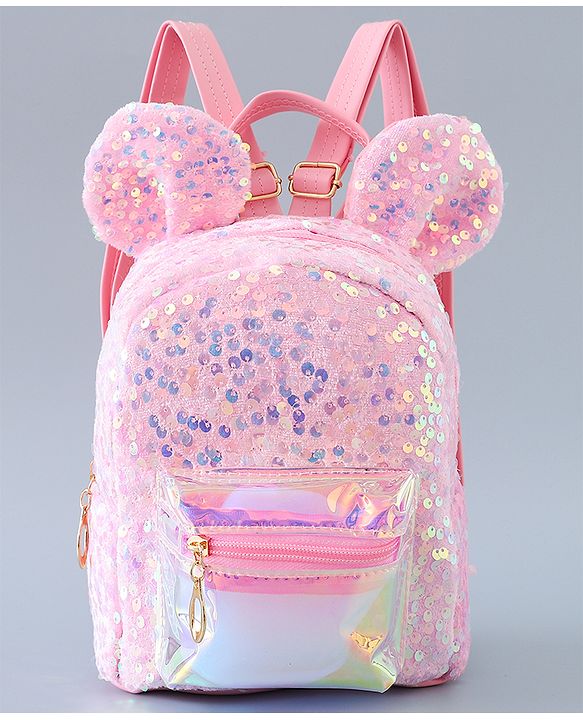 Pine Kids Bunny Shape Fashion Backpack - Pink